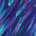 Blue Green Iridescent Spandex Fabric Elastic for DIY Stage Cosplay Costume Photography Background 60" Wide By Yard