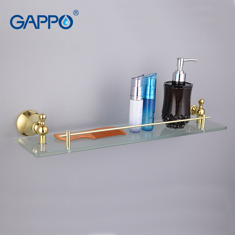 GAPPO Bathroom hardware sets golden Paper Holder towel bar roll holder toilet brush holder soap basket Luxury bath accessories