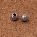 10pcs/lot Tibetan Silver 4.5mm Big Hole Spacer Beads Handmade Metal Barrel Charm Metal Beads DIY Jewelry Making Beading Findings
