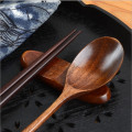 Portable Tableware Wooden Cutlery Sets with Useful Chopsticks Spoon Travel Dinnerware Suit with Cloth bag japanese chopsticks