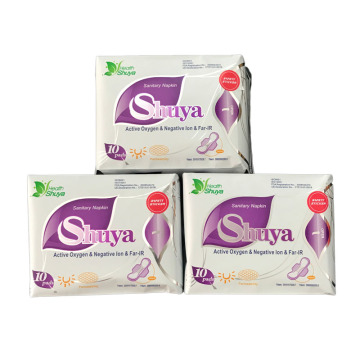 3pack gaskets menstrual pads sanitary towel negative ion sanitary pad shuya anion hygienic assorbenti lavabili feminine hygiene