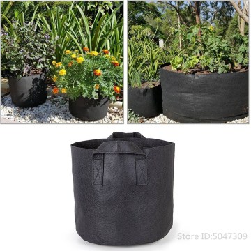 10-34 Gallon Plant Seedling Grow Bags Vegetable Jardin Seedling Growing Pots Seed Fruit Plant Culture Fabric Bag Garden Tool