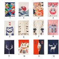Noren Cotton Linen Printed Decor Doorway Curtain Wall Hanging Tapestry Screens Room Dividers Decorations Curtain