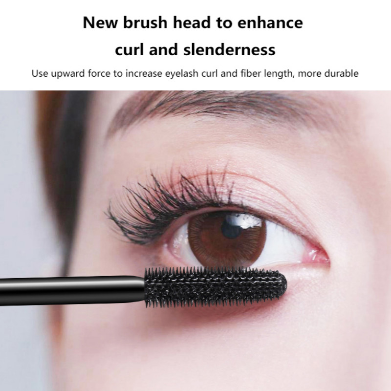 4D Silk Fiber Mascara Lengthening Eyelash Mascara Fiber Lashes Long Extension Curving Brush Mascara Waterproof Eyes Makeup TSLM2