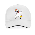 Harajuku Funny Unicorn cap Unisex Cartoon print unicornio Baseball caps High Quality 100%Cotton adjustable snapback hat bone