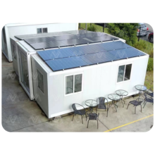 20ft 40ft expandable container house with solar energy