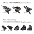 Bike Titanium alloy Piston Caliper Parts Hydraulic Brake For Shimanos XT/M785 / M8000 / SLX675 Bicycle Brake Parts