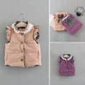 Kids Baby Girls Gilet Vest Jacket Sleeveless Winter Warm Waistcoat 0-4T