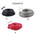 50m Nylon Trimmer Wire Rope Cord Line Strimmer Brushcutter Long Round Brush Cutter Cord Roll Grass Rope