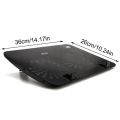 2021 New Metal Panel Dual Fan Notebook Cooler Laptop Cooling Pad Slim Stand for 15.6" PC