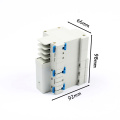 DZ47LE-63 3P 6A 10A 16A 20A 25A 400V 50/60HZ 32A 40A 63A Residual Current Circuit Breaker Over Current Leakage Protection RCBO