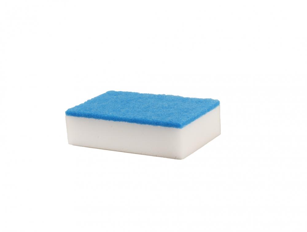 blue scouring pad
