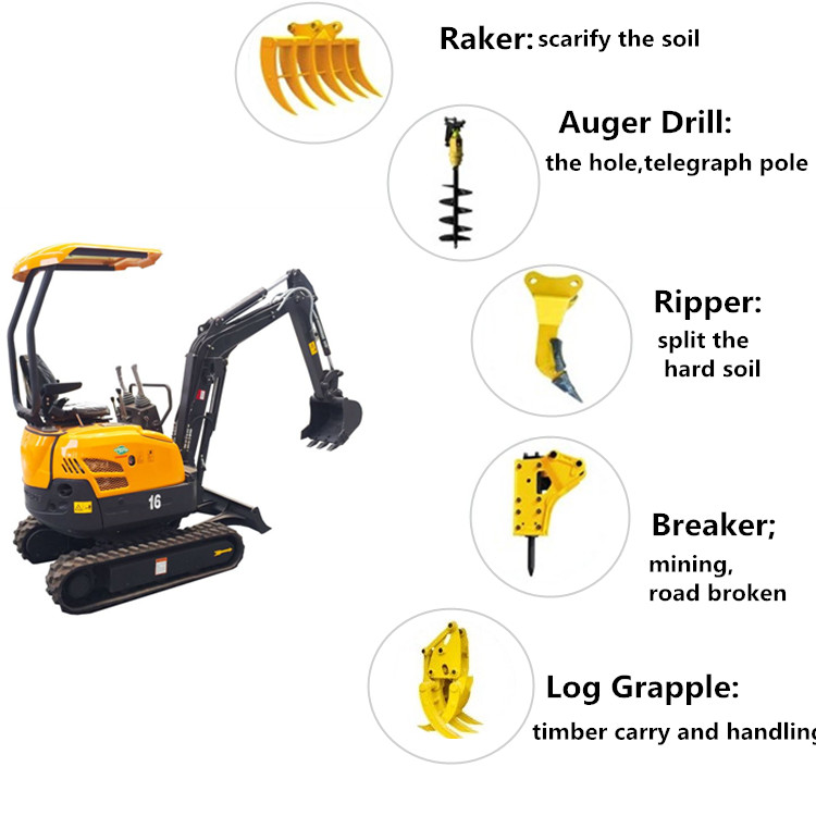 small full hydraulic excavator price for sale