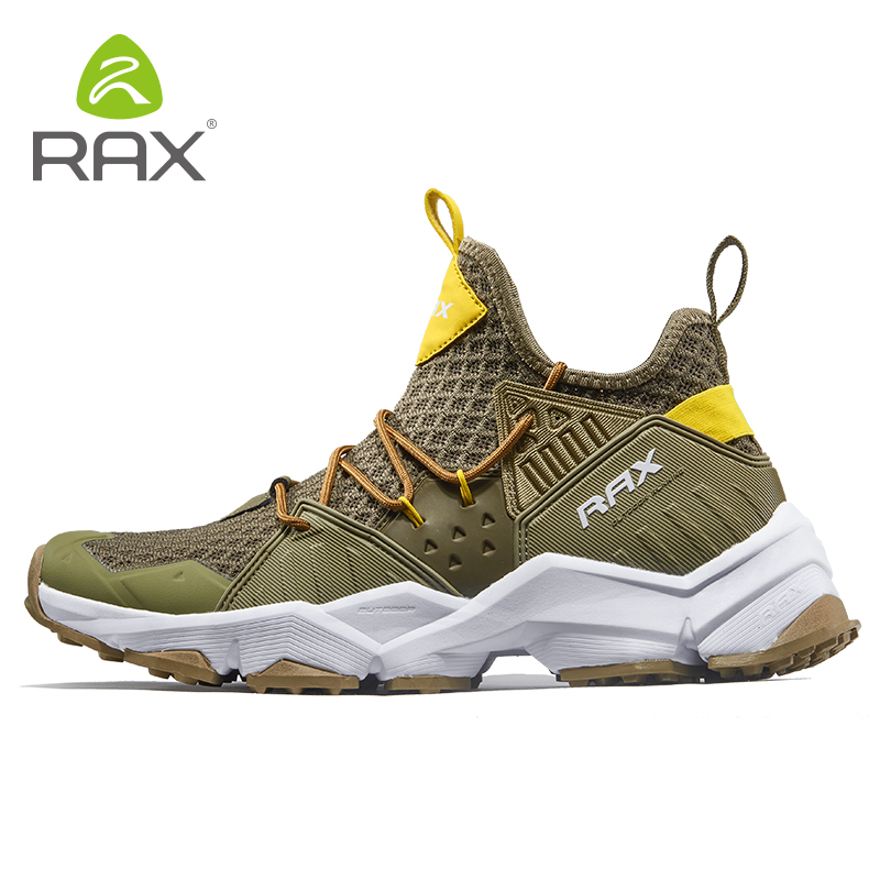 RAX Outdoor Breathable Hiking Shoes Men Lightweight Walking Trekking Sneakers Women Antiskid Mountain Climbing Shoes Waterproof