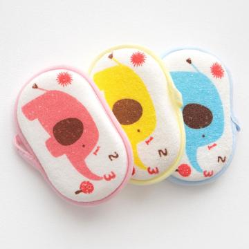 Newborn Shower Bath Sponge Baby Kids Cute Cotton Body Wash Towel Accessories Infant Bath Brushes Towel Accessories