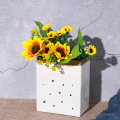1 PC Nordic Style DIY Home Decor Dried Plant Basket Wedding Kraft Paper Bag Flowerpot Artificial Flower Vase Kraft Paper Bag