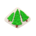 3 Hole Christmas tree Shaped Silicone Mold Cake Decoration Fondant cookies tools 3D Silicone Mould Gumpaste Candy