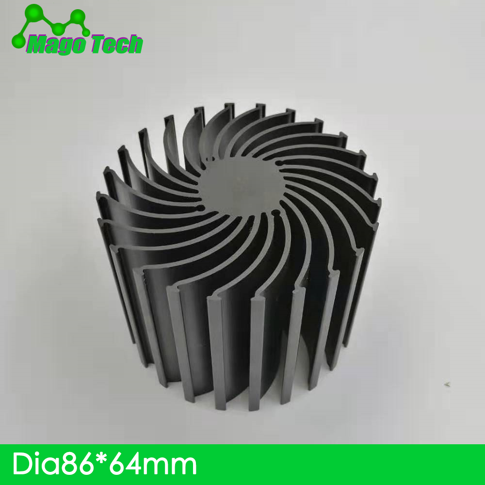 ø86*60mm Extruded LED Star Heatsink Cooler for low and high bay down light LED Grow Light Heatsink Heat Sink Extrusion