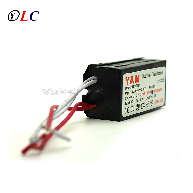 110V - 130V to 12V 50W Halogen G4 Light Bulb LED Driver Power Supply Converter Electronic Transformer