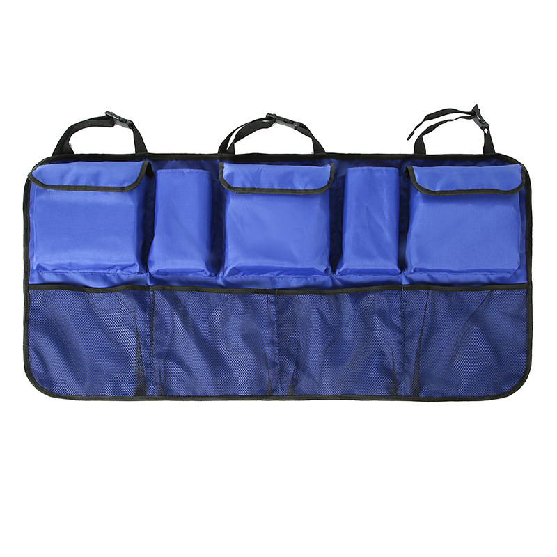 Large Capacity Car Trunk Organizer Adjustable Backseat Oxford Storage Bag Universal Automobile Seat Back Organizers Accessories