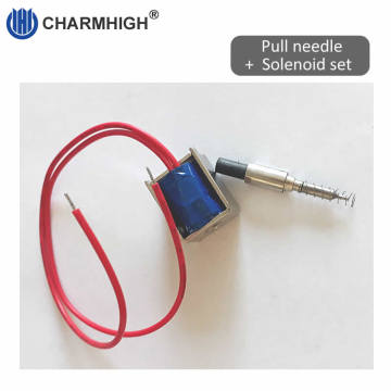 3pcs/set pull needle with solenoid coil for Charmhigh SMT Pick and Place Machine, pull pin, spring, solenoid for pin, SMT parts