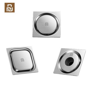 Diiib Floor Drain Deodorant Insect Proof Stainless Steel Swirling Drainage Kitchen Bathroom Anti-blocking Filter Drain