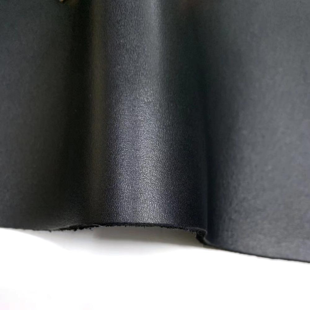Top Quality Genuine Tanned Leather Piece Black First Layer Material Cowhide Leather Craft for DIY Belt Wallet Bag Shoes