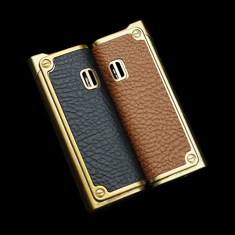 2019 New Torch Lighter Leather With Metal Gas Lighter Turbo Lighters Smoking Accessories Mini Cigar Cigarettes Lighter