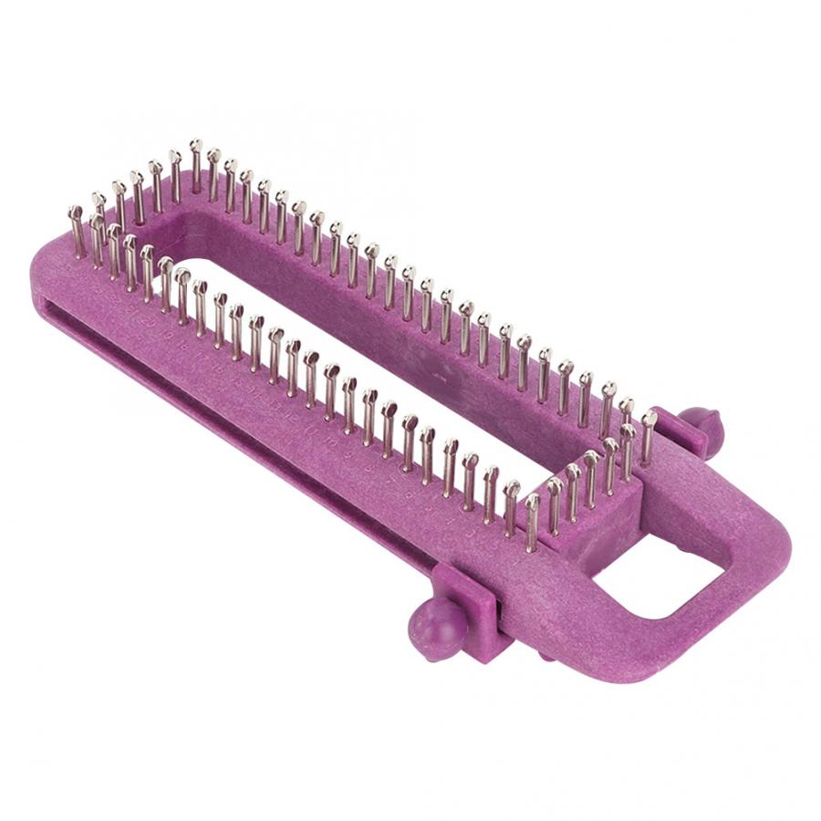 Sewing Tools DIY Purple Hand Knitting Loom Tool Hosiery Knitting Machine Sock Loom Kit For Wool Hat Sewing Accessories