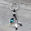 Anslow Fashion Jewelry New Design Wrap Crystal Custom Keychain For Female Women Key Chains Ring Girl Friendship Gift LOW0018KY
