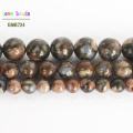 Natural Stone Beads Brown Jaspers Round Loose Beads for Jewelry Making DIY Bracelets 15'' 6mm 8mm 10mm