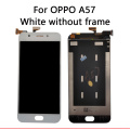 For 5.2 ″ 1280*720 OPPO A57 display in Mobile Phone LCDs A57t pantalla + Frame Digitizer Assem bly Parts AAA+screen LCD Modules