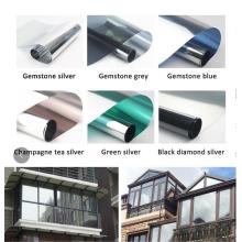 30cmx1m Waterproof Window Film One Way Mirror Silver Insulation Stickers UV Rejection Privacy Tint Films Home Decoration