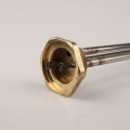 DN32 1-1/4" copper thread immersion water heater element with long Ariston thermostat,42mm flange electric heat tube