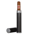 GALINER Carbon Fiber Cigar Tube Holder Black Metal Travel Cigar Case Humidor Pocket Mini Humidor Box Fit 1 Cohiba Cigar