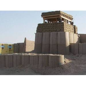 Gabion box for Sentry Tower