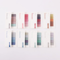1PC Brief Faded Color 4 Seasons Self-Adhesive Memo Pad Sticky Notes Bookmark Sticker Paper Guestbook