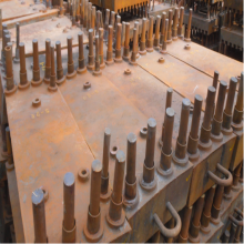 Blast furnace cooling stave for metallurgical industry