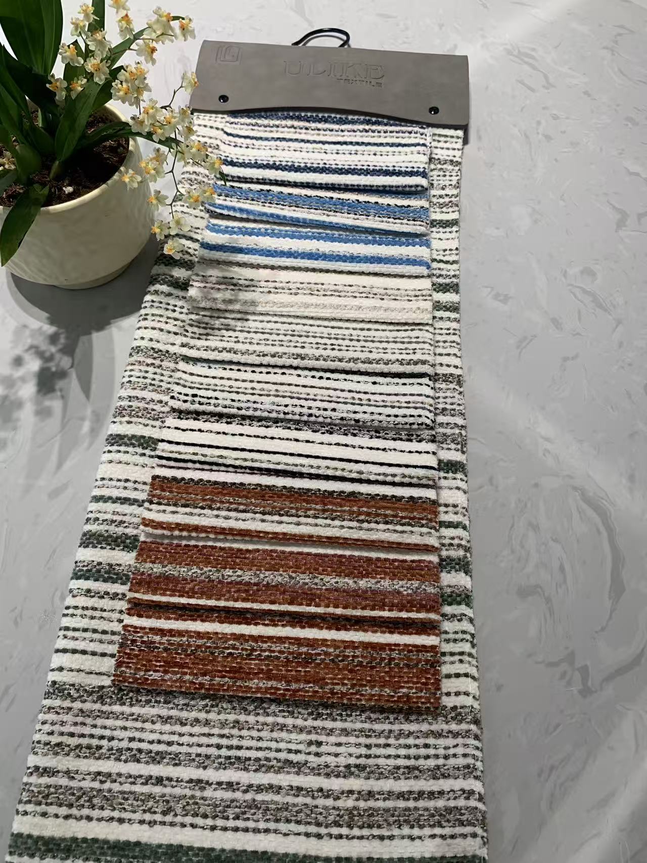 Modern Colorful  Striped Upholstery Fabric for Home Décor