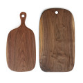 Black walnut whole wood fruit chopping board Western restaurant solid wood bread board wood chopping board with handle