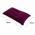 Portable Outdoor Air Inflatable Pillow Double Sided Flocking Cushion Travel Plane Hotel Sleep Camping Hiking Dropshipping Hot
