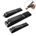 3Pcs Black Stainless Steel Nail Clipper Nail Cutting Machine Professional Nail Trimmer High Quality Toe Nail Clipper Set Best