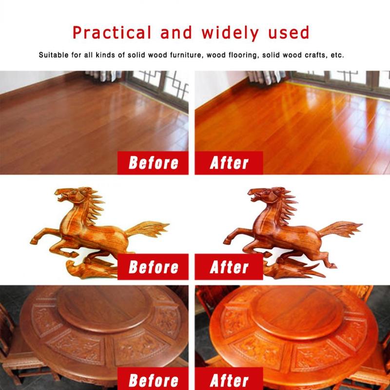 1 pcs Wood Seasoning Beewax Wood Care Wax Solid Wood Maintenance Cleaning Polished Waterproof Wear-Resistant Wax Furniture Care