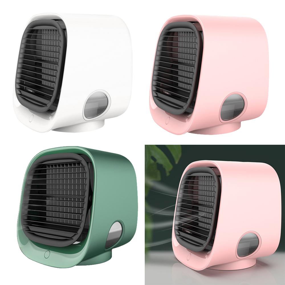 Home Room Office Mini Air Conditioner Portable Air Cooler Humidifier Purifier 3 Speeds Desktop Quiet Cooling Fan Air cooling