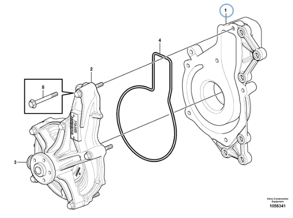 20505543 Water Pump Housing for D11 D13 D16