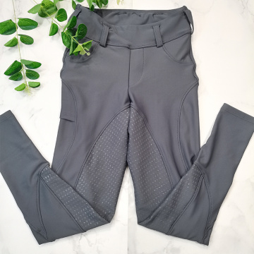 Grey Gilrs Kid's Equestrian Breeches With Beit Loop