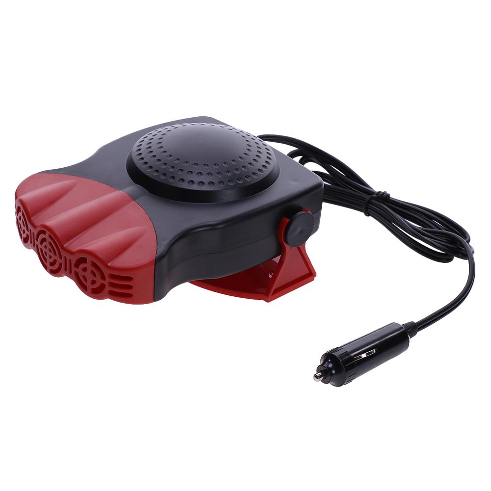 Car Heater Air Cooler Fan Windscreen Demister Defroster 12V 3 Holes Electric Heating Portable Auto Dryer Heated Good Gift