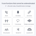 JaJaBor Bluetooth 5.0 Car Kit Handsfree Calling Wireless Speakerphone Build in Microphone Support Seven Language Switching