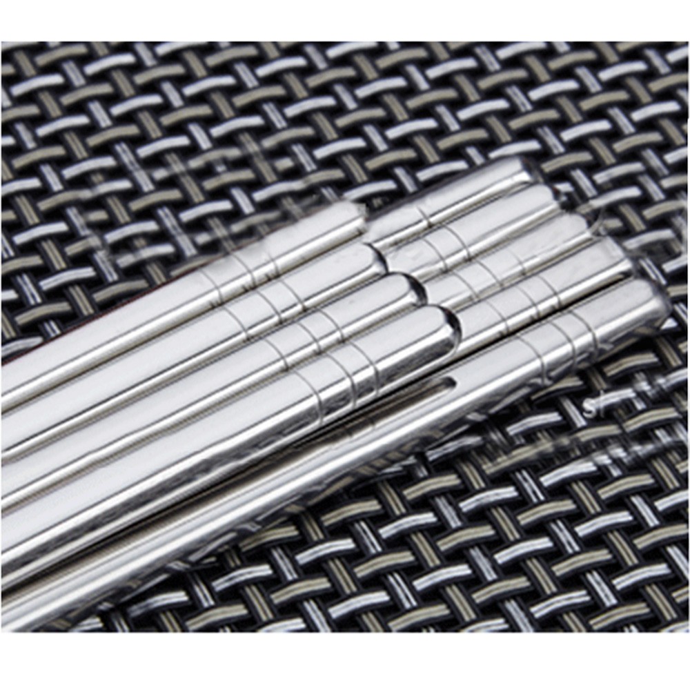 1 Pair Stainless Steel Tableware Colorful Length 19cm Chopsticks Dishware Stainless steel chopsticks Dropshipping FB