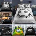 Dropshipping 3D Football Bedding Set Printing Pillowcase Quilt Cover Soccert Duvet Covers Sets Home Textiles Queen King Size